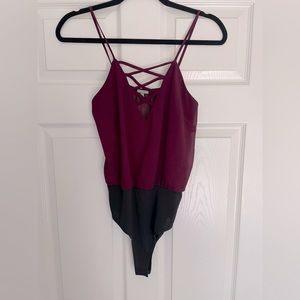 Charlotte Russe bodysuit. Size small, worn once.